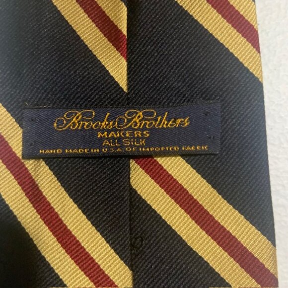 Brooks Brothers Striped Tie Lot (4 Total) - Classic Preppy Style! - Picture 8 of 13